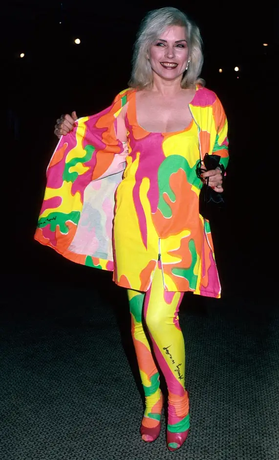 Debbie Harry in Stephen Sprouse Collection x Andy Warhol