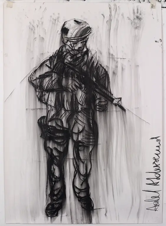 Artist Adel Abdessemed show at David Zwirner Gallery