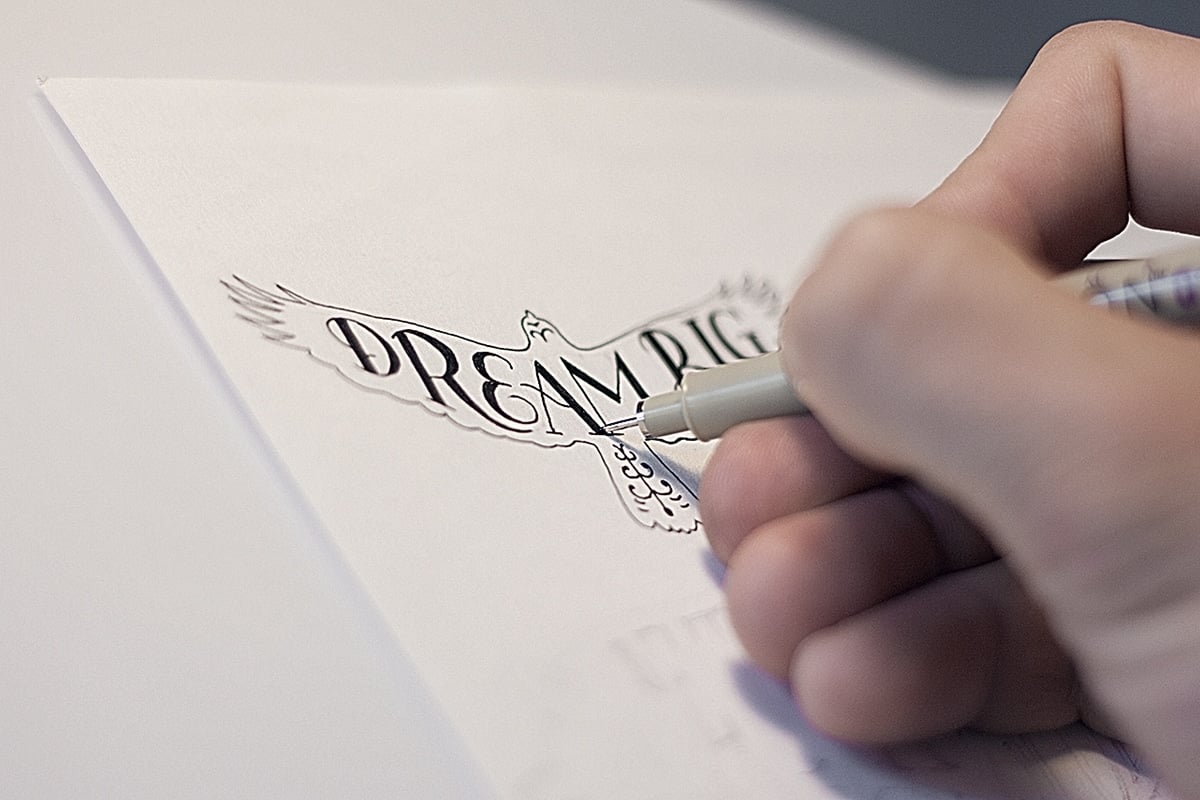 Calligraphy Gosha Bondarev Dream Big