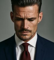 men's slicked back hair