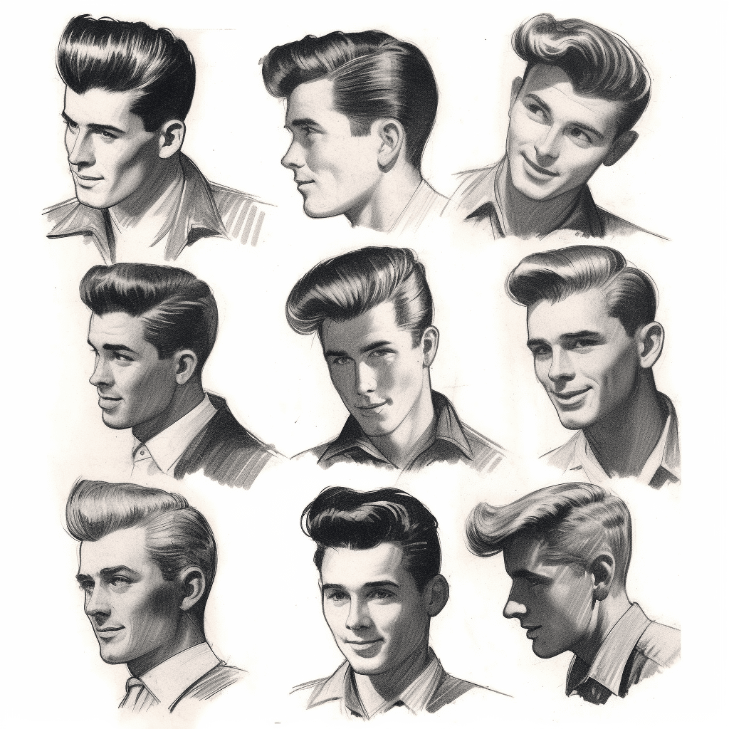 Greaser hair hi-res stock photography and images - Alamy