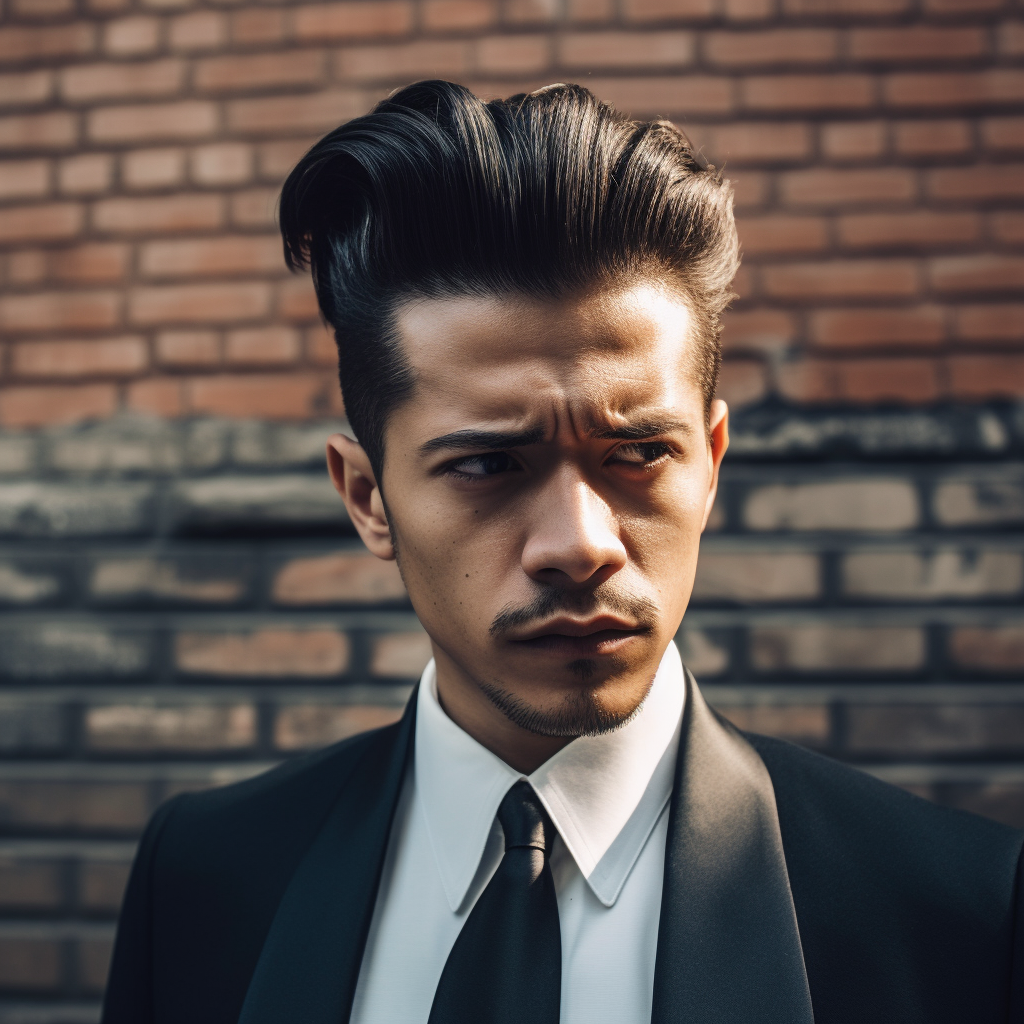 classic pompadour using hairspray Men's Hair Styling Products