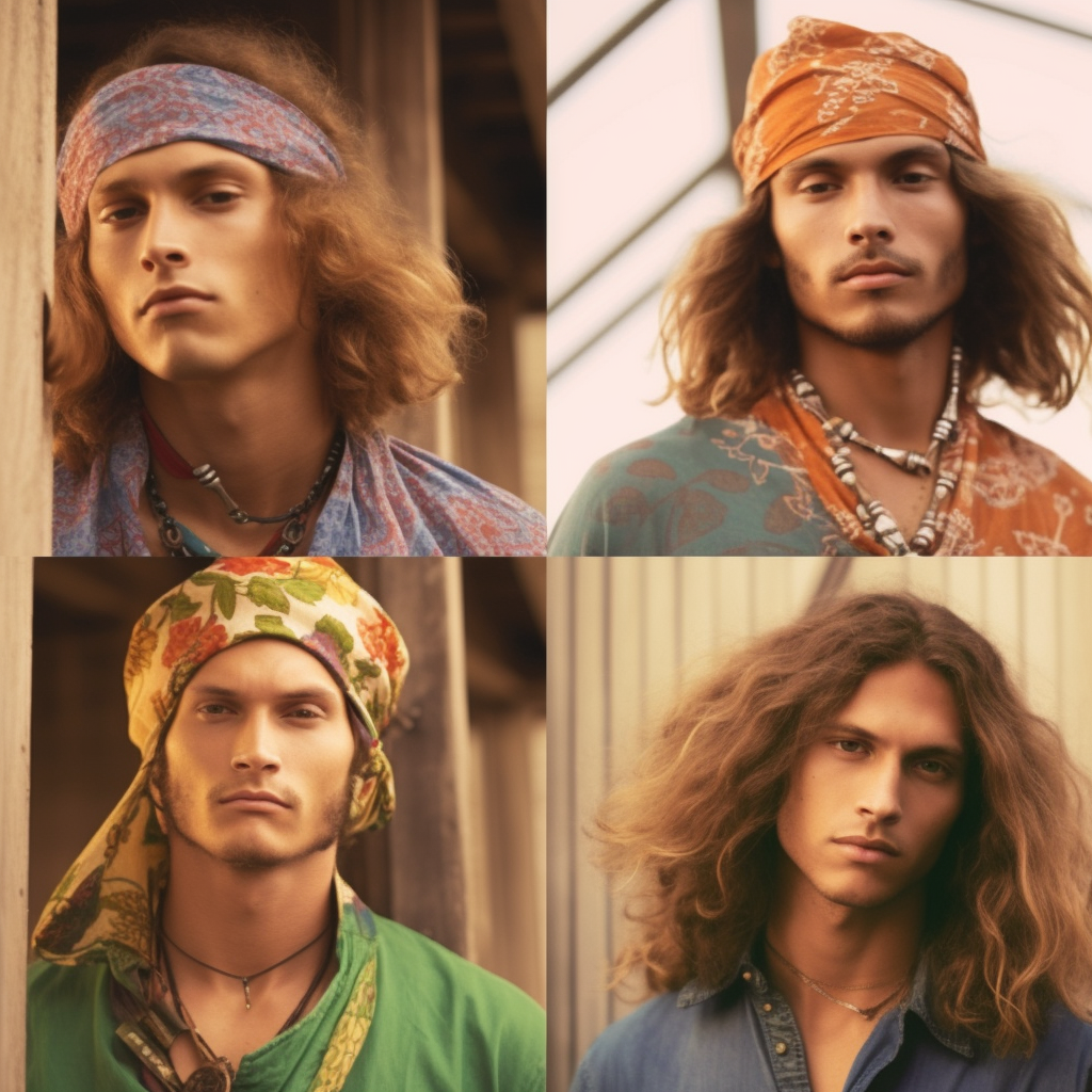 1960s hippie hairstyles