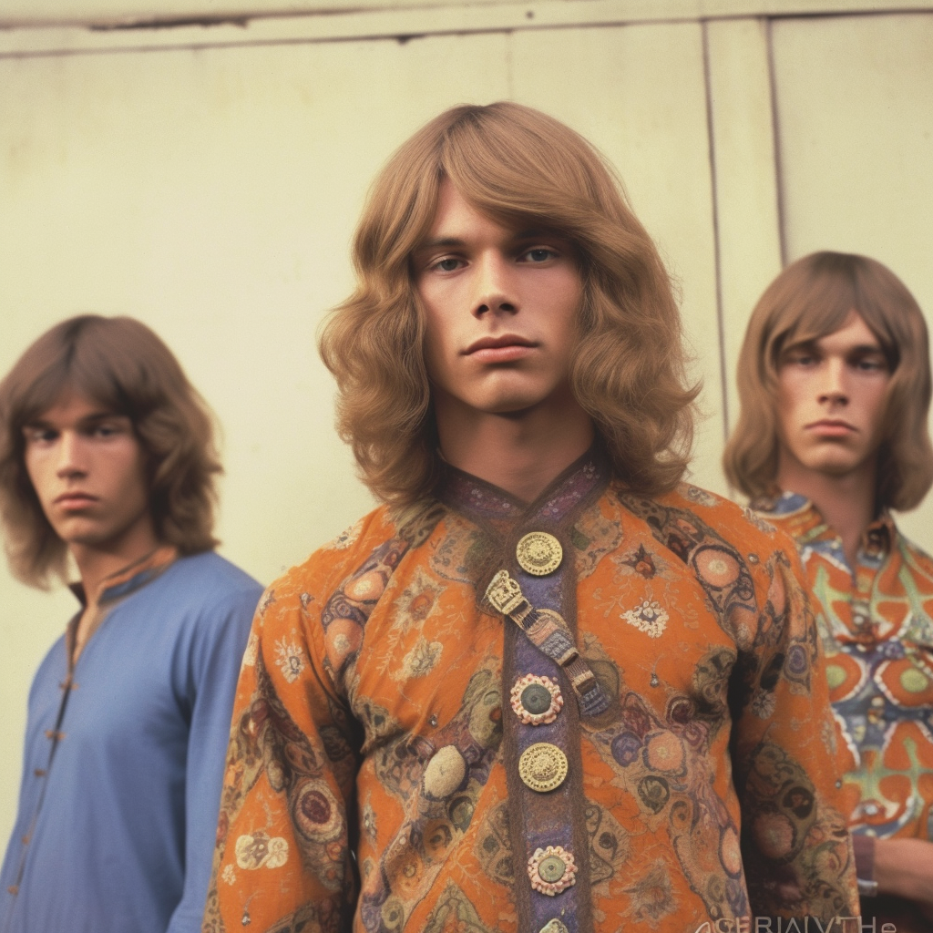 60s hippie trend for mens