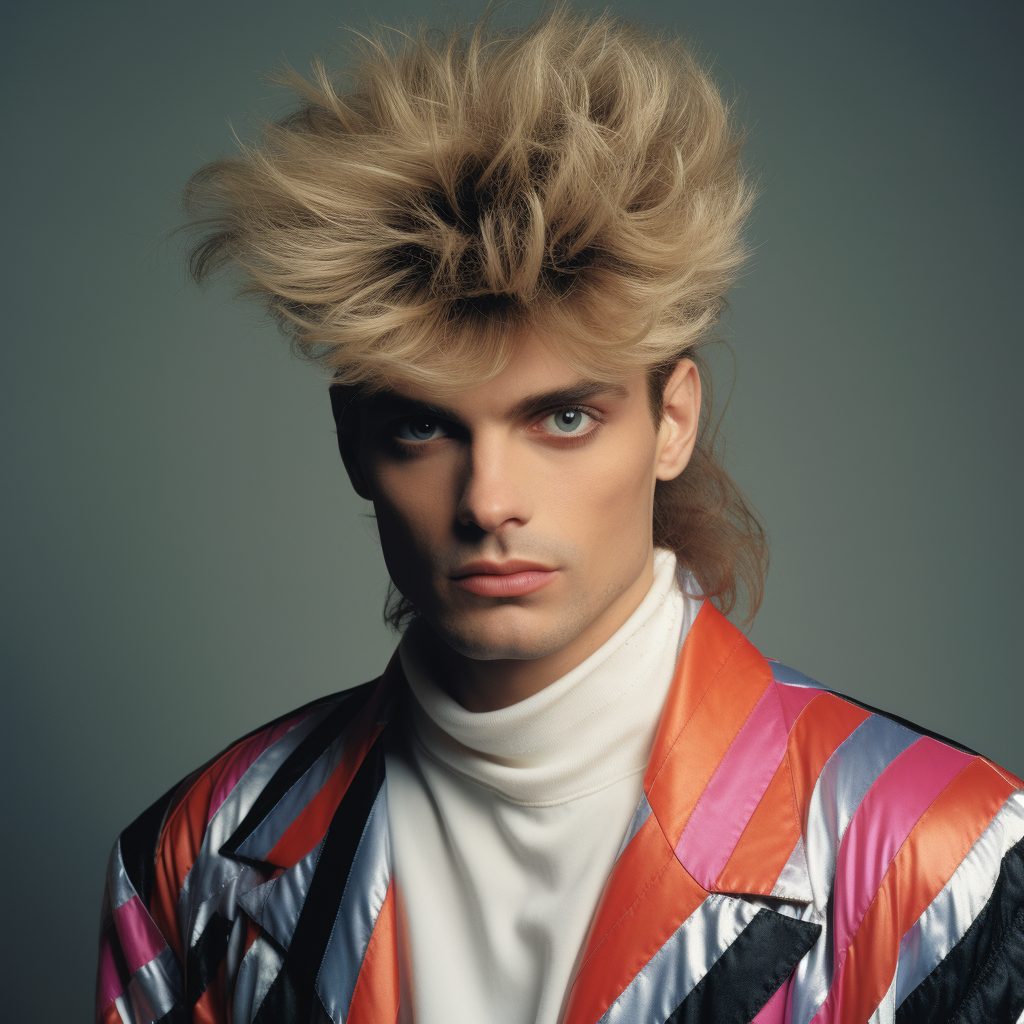 1980s Hairstyles for Men mullet