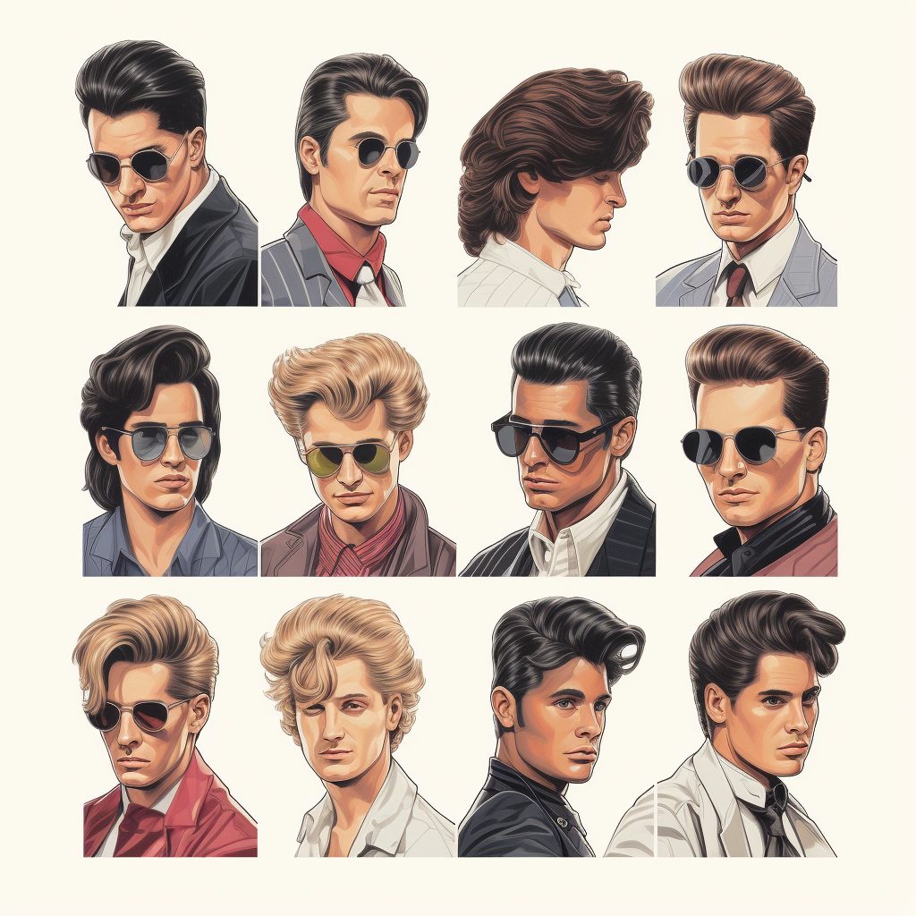 80s Hairstyles for Men