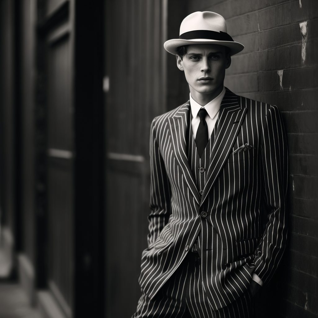 1920s Men's Fashion Editorial Suit