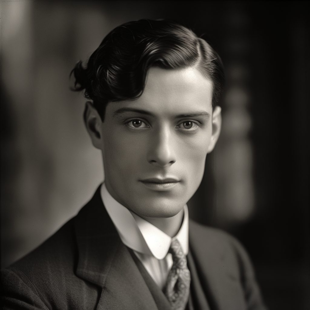1920s Hairstyles For Men Portrait