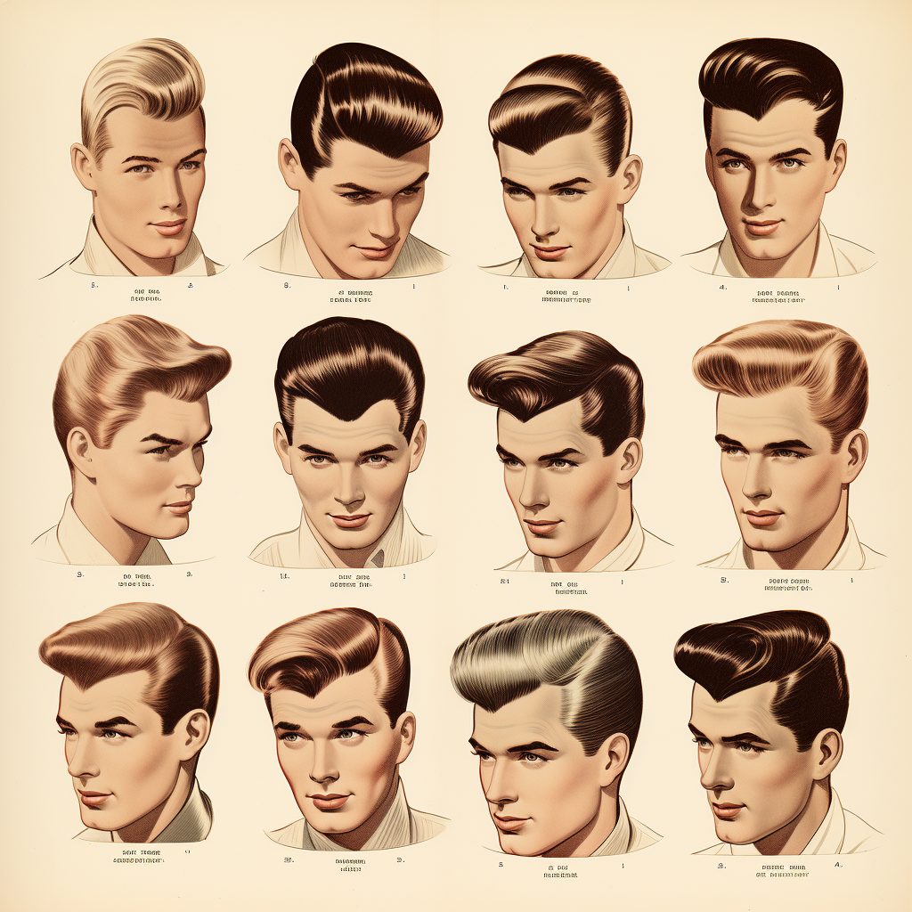 1950s grooming chart