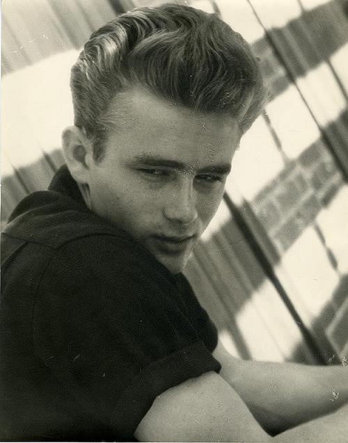 James Dean Quiff 1950s Hairstyle