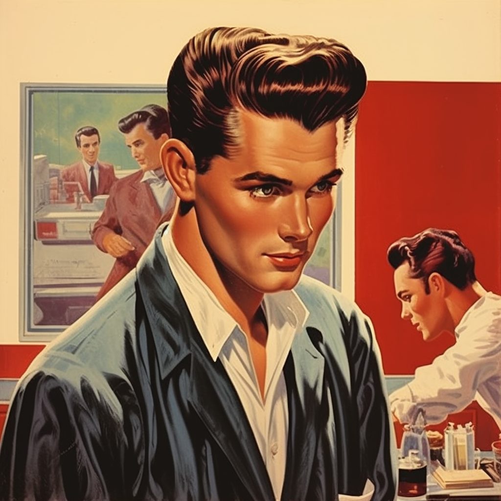 1940s hairstyles for men pompadour