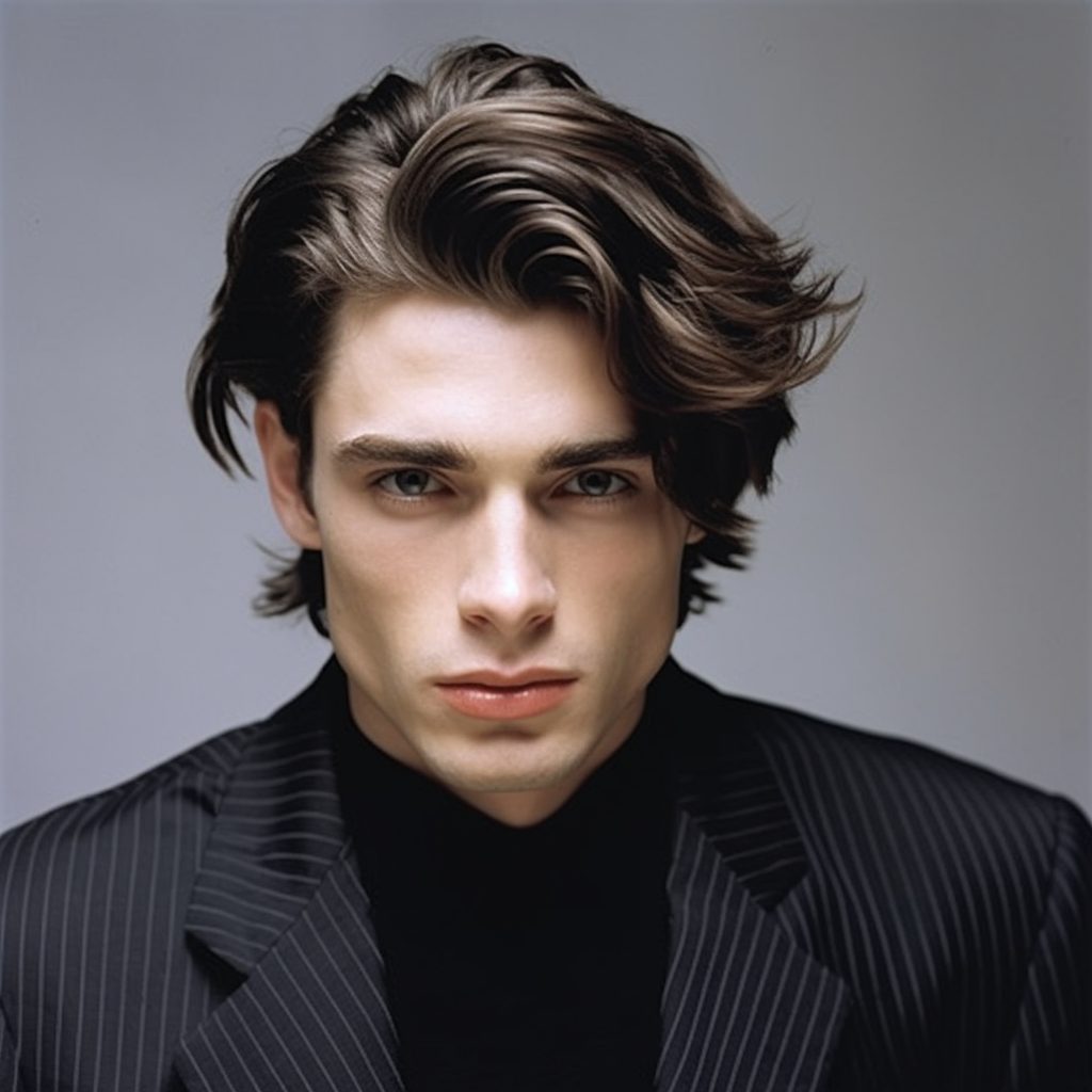 classic 2000s hairstyle for men