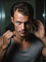 good_looking_guy_mirror_looking_at_hairline