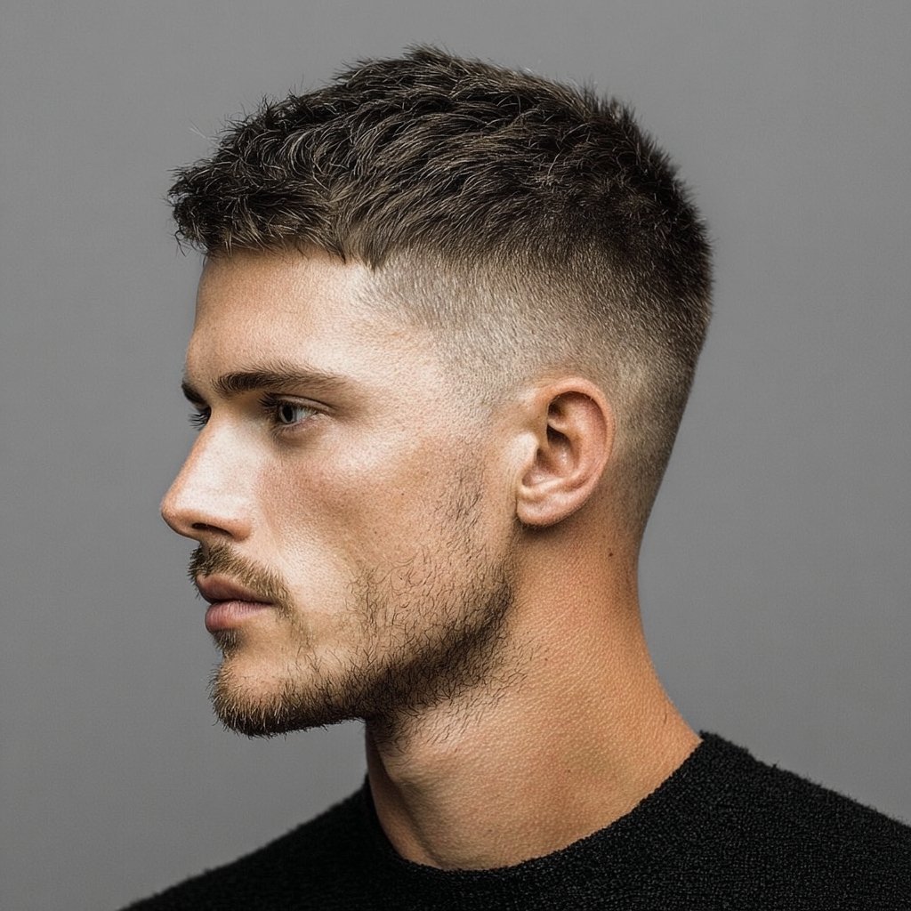 messy low maintenance men's hairstyles