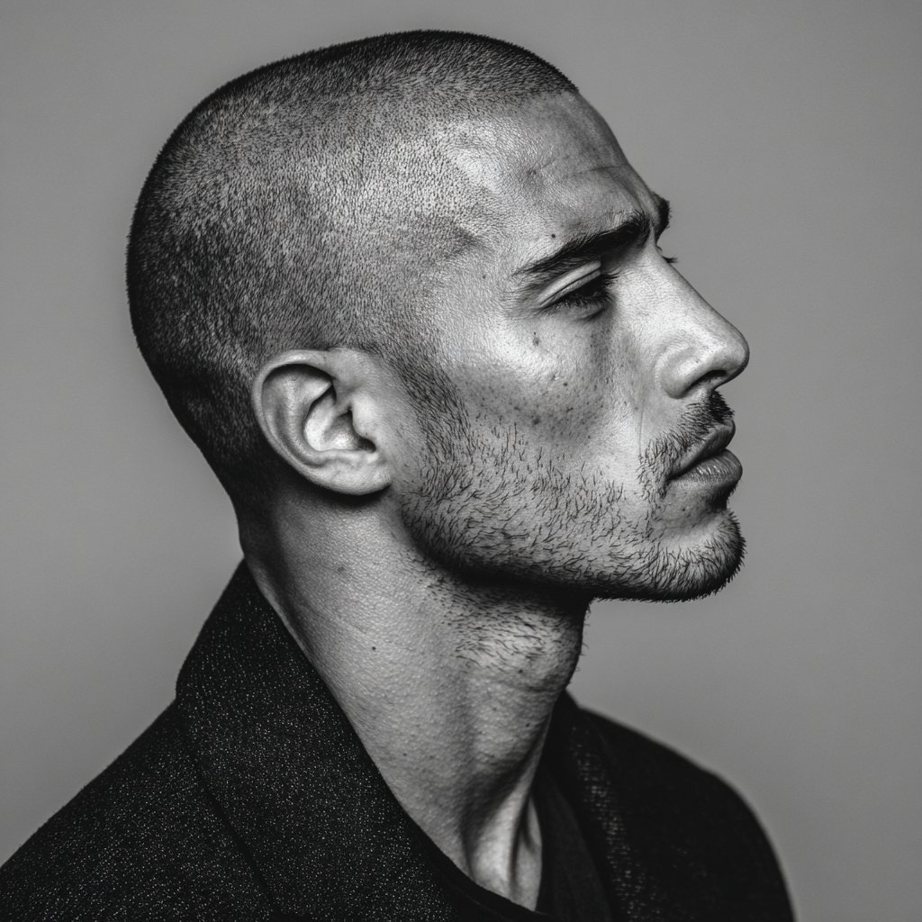 Low-Maintenance Short Simple Men's Haircuts - Buzz Cut