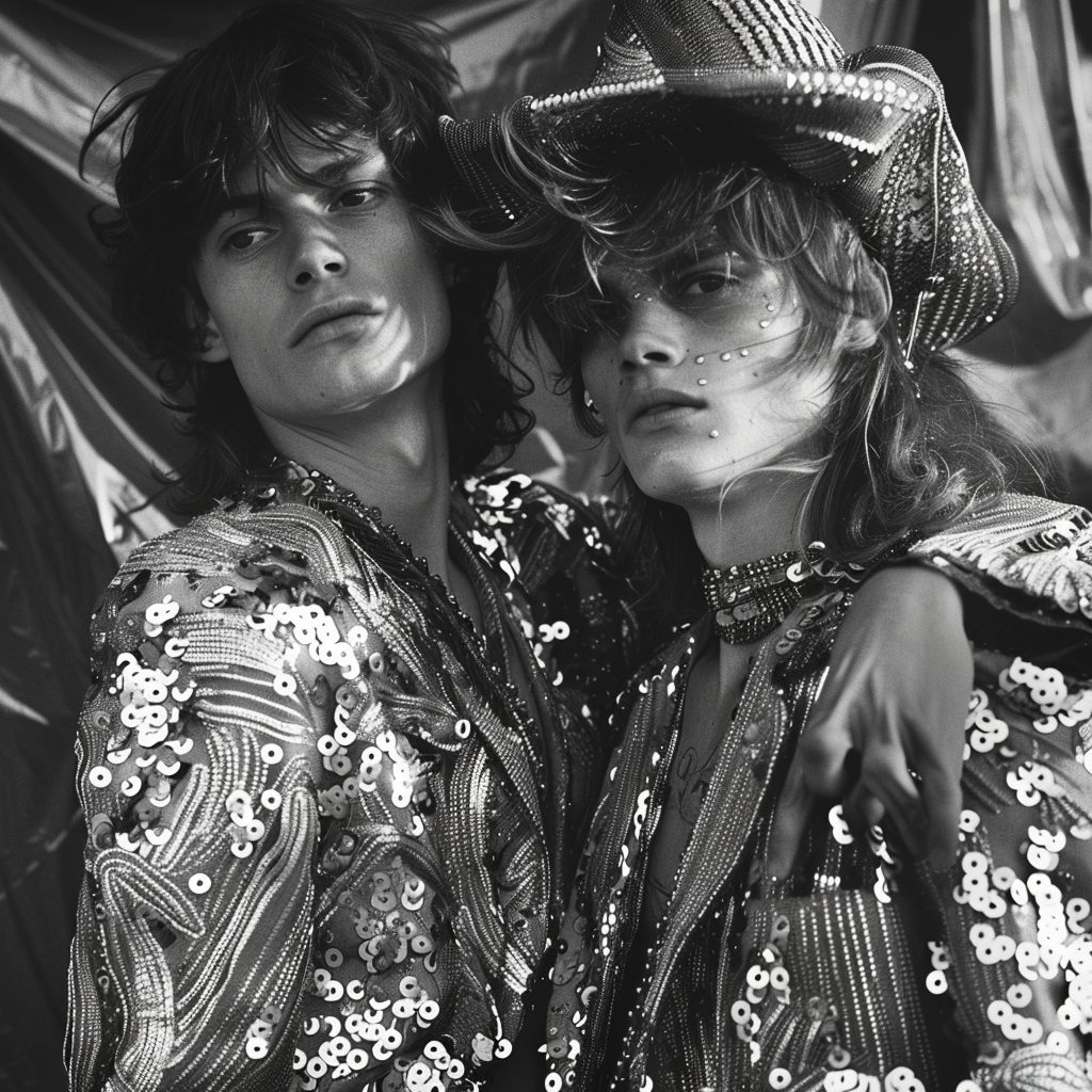 1970s Men's Fashion Editorial Rock And Roll