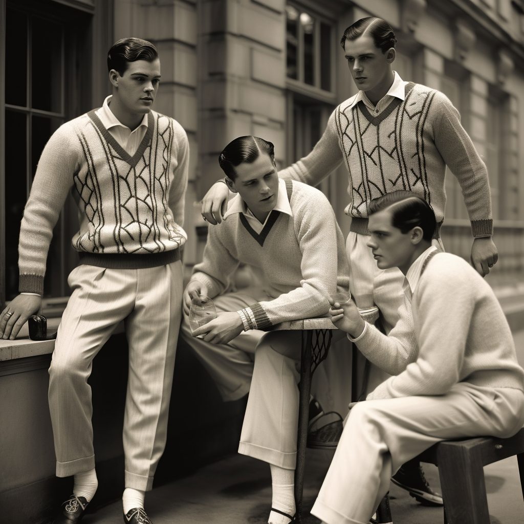 Casual 1920s Men's Fashion
