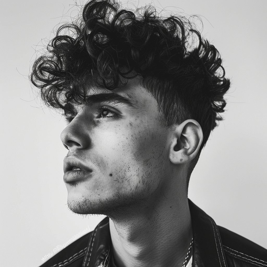 Curly Quiff - Haircut for Curly Hair men