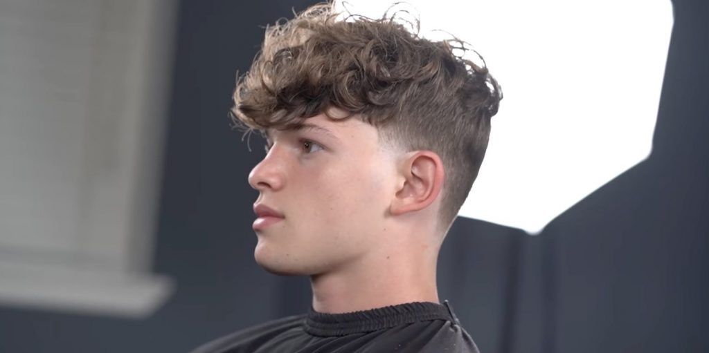 Taper Fade with Curly Hair