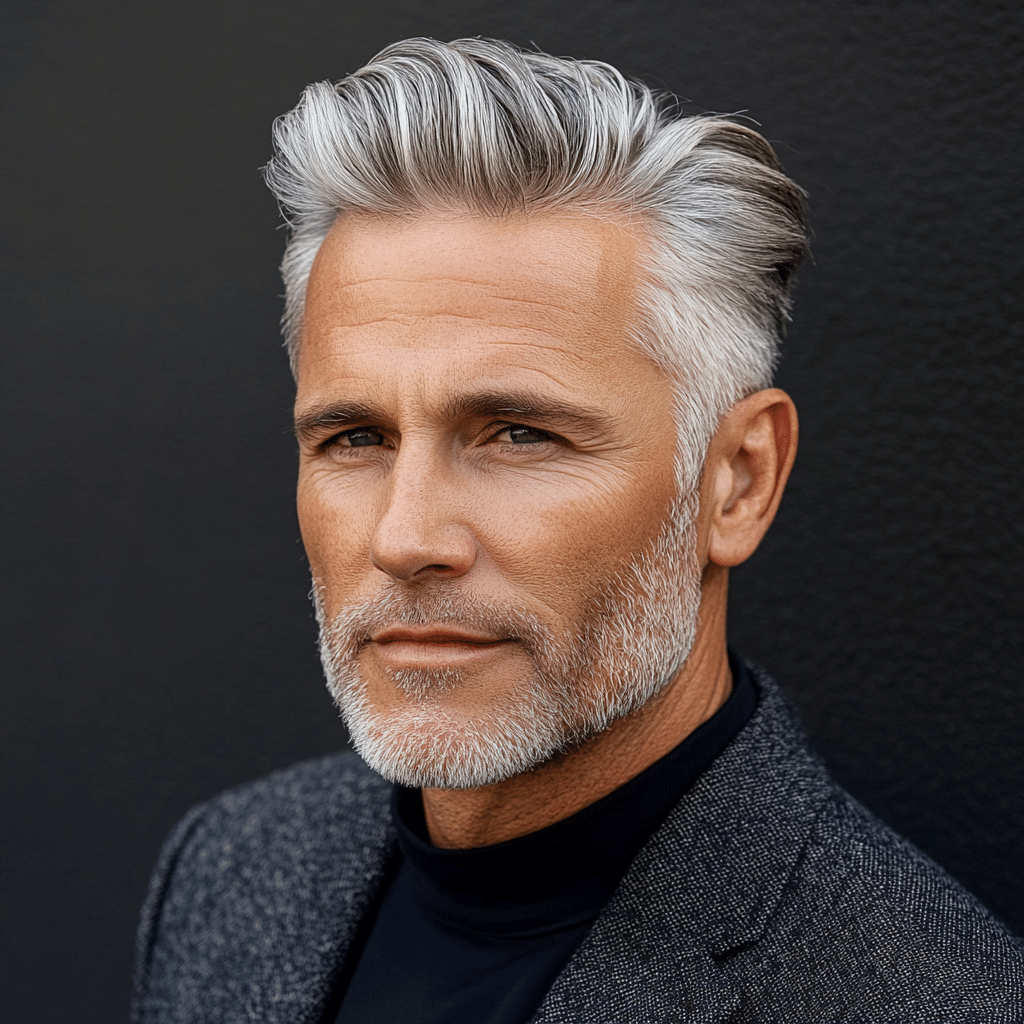 mens gray hair styles