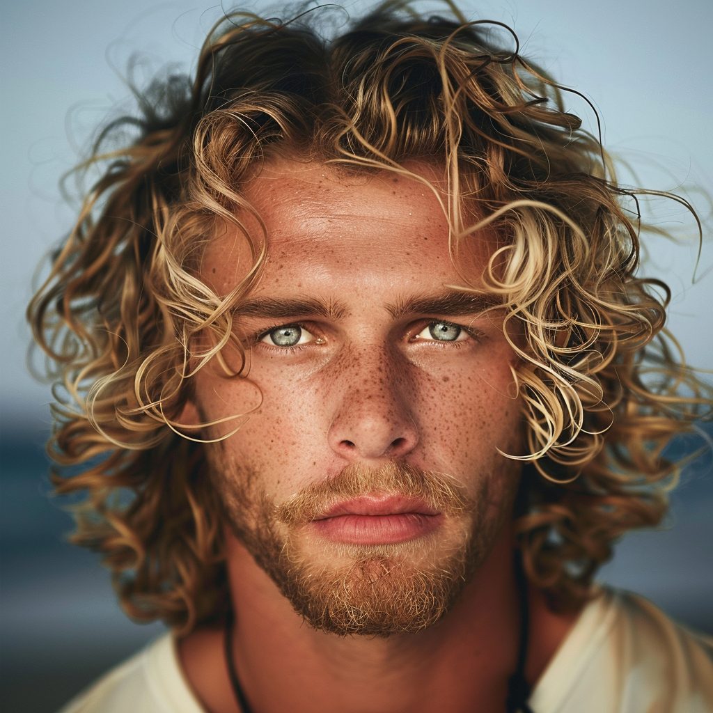 Surfer Curly Hair