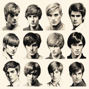 Men's 1960s Hairstyles from Mod to Afro Free-Spirited Haircuts