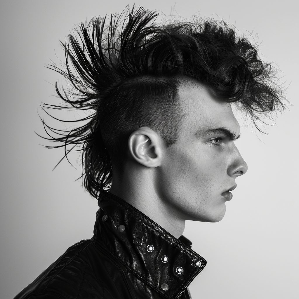Edgy Haircuts for Men mohawk