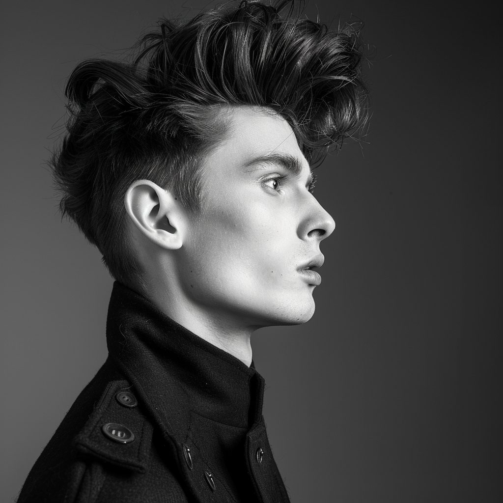 Edgy Quiff Hairstyle for Men