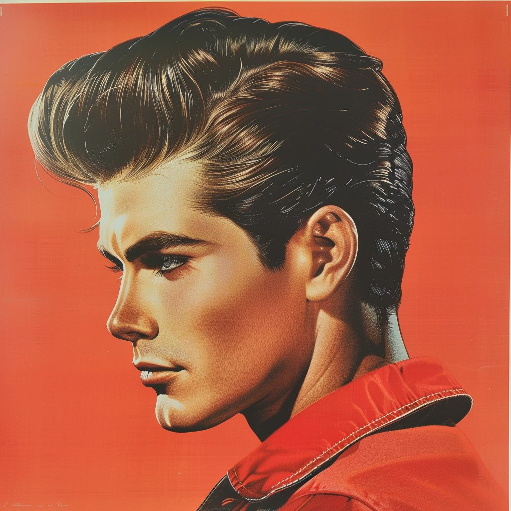 barber shop vintage poster 1960s hairstyles for men