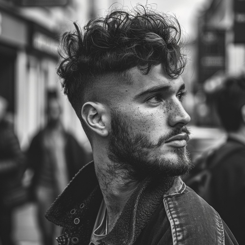 Wavy Crop Hipster Haircuts for Men