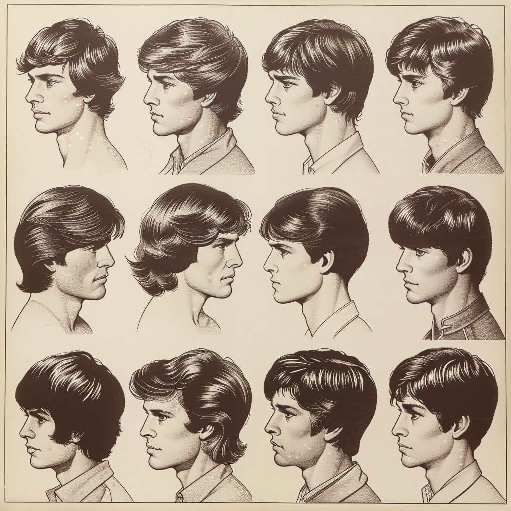 mens hairstyles over the years