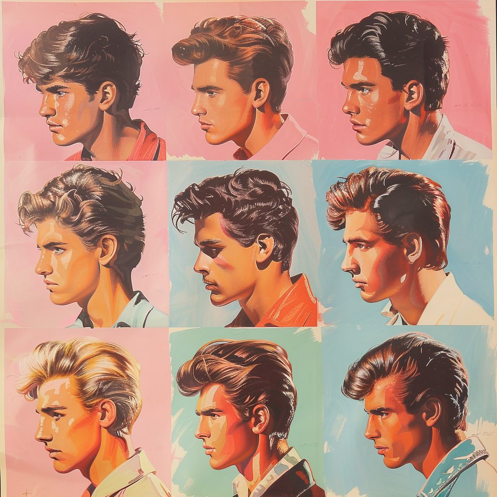 hairstyles through the decades men