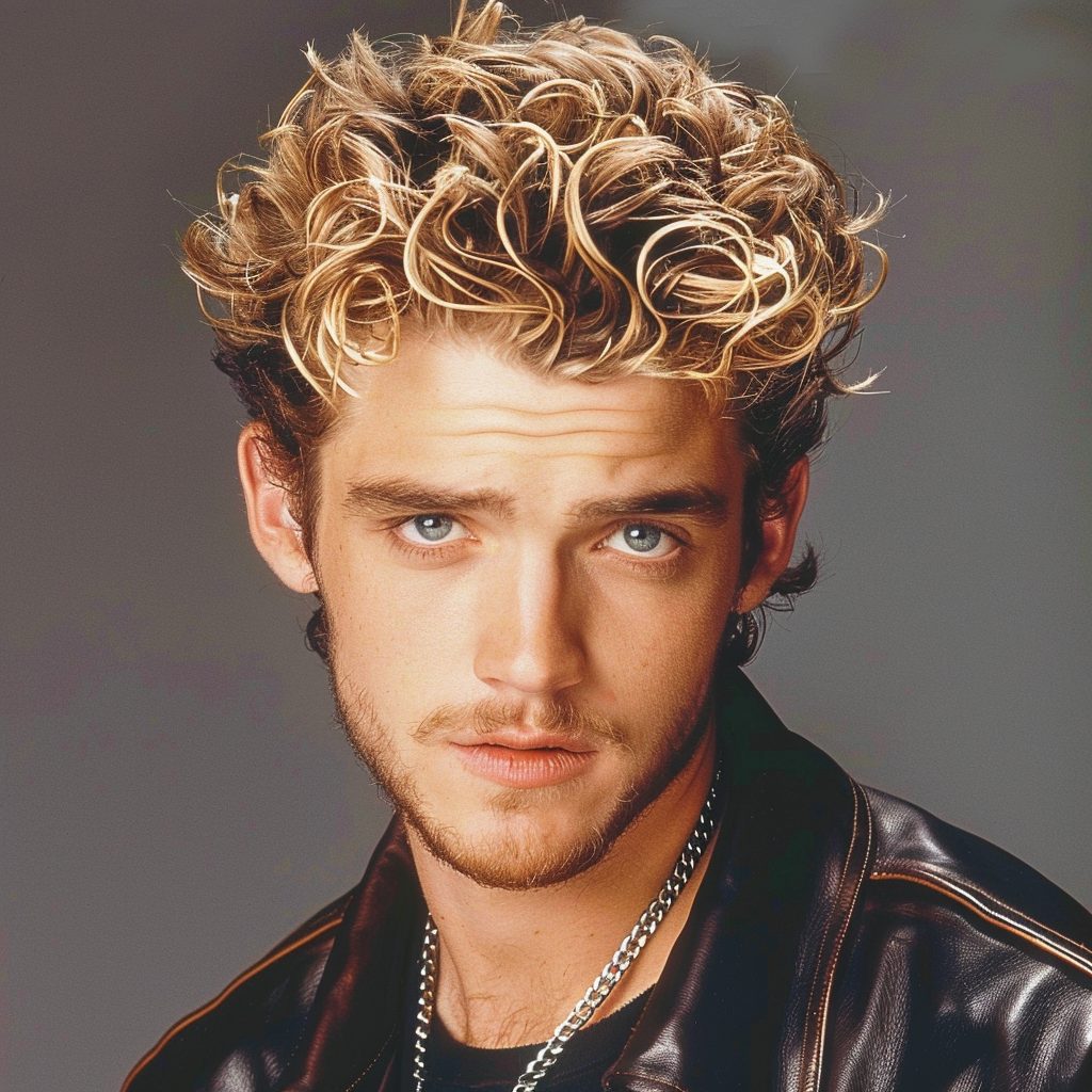 90s hairstyles male - Frosted Tips 