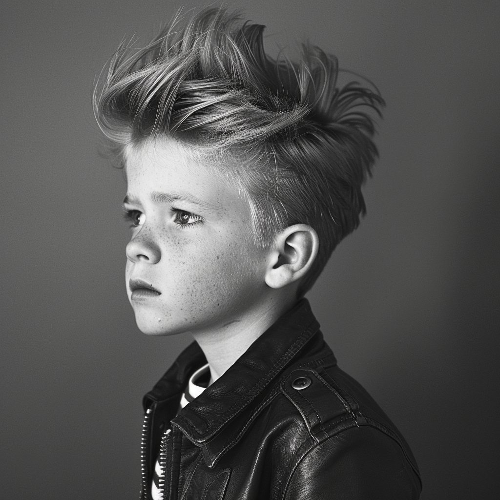 cool hairstyles for kids, modern quiff