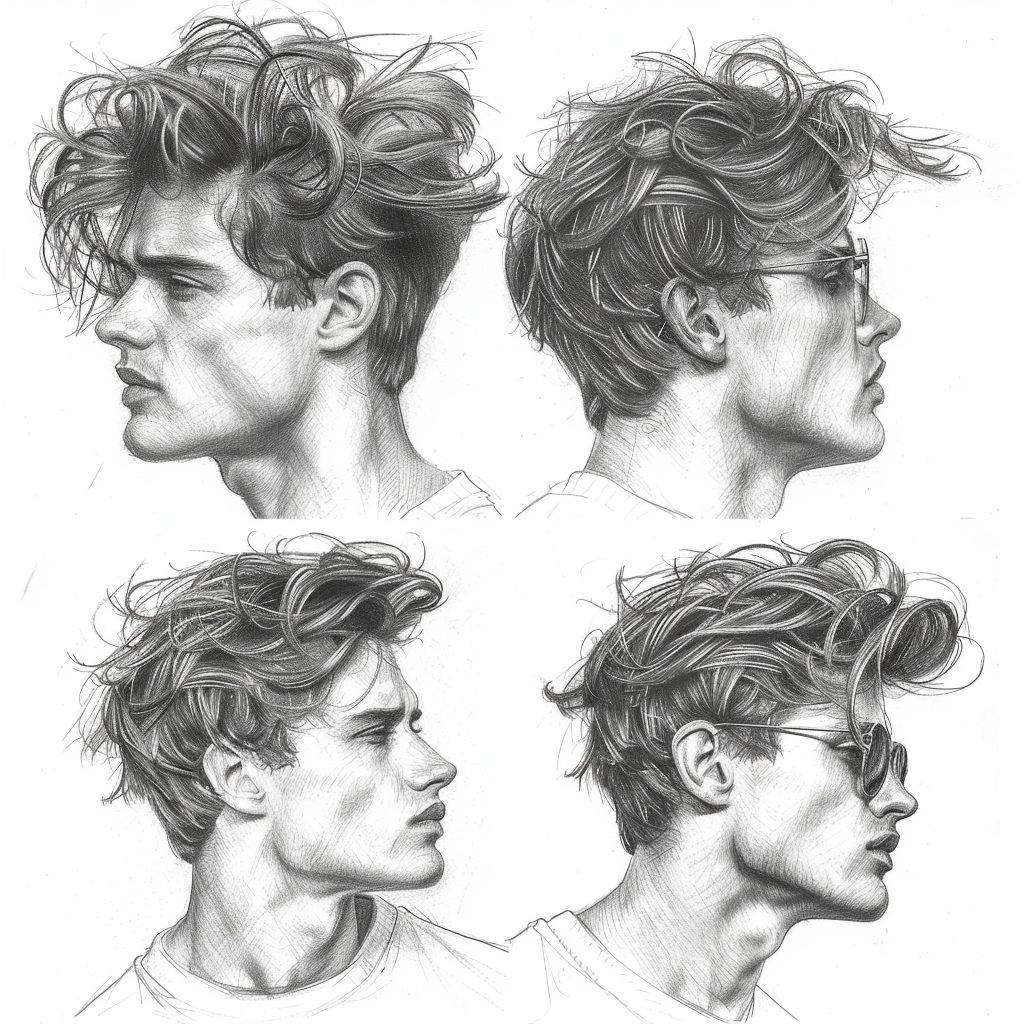 messy bedhead hairstyles male