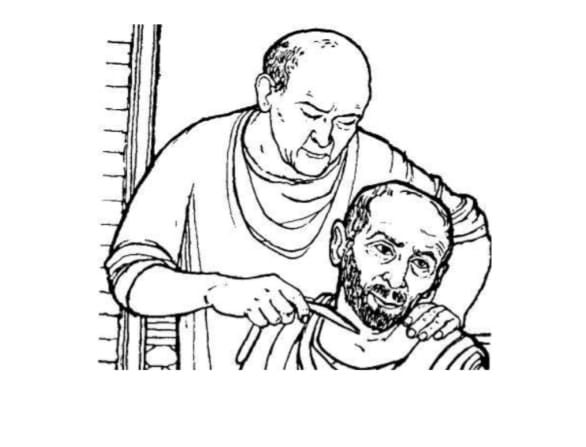 Tonsor - Barber Ancient Rome