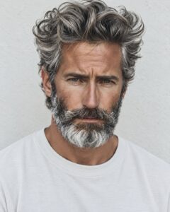 salt and pepper hair