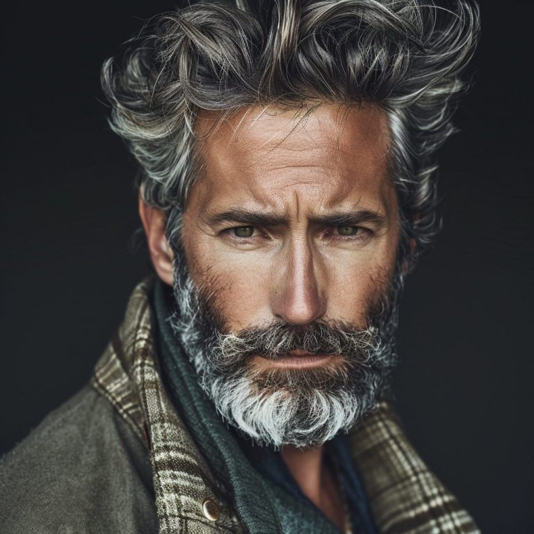 Salt And Pepper Hair And Beard For Men Embrace Personal Style