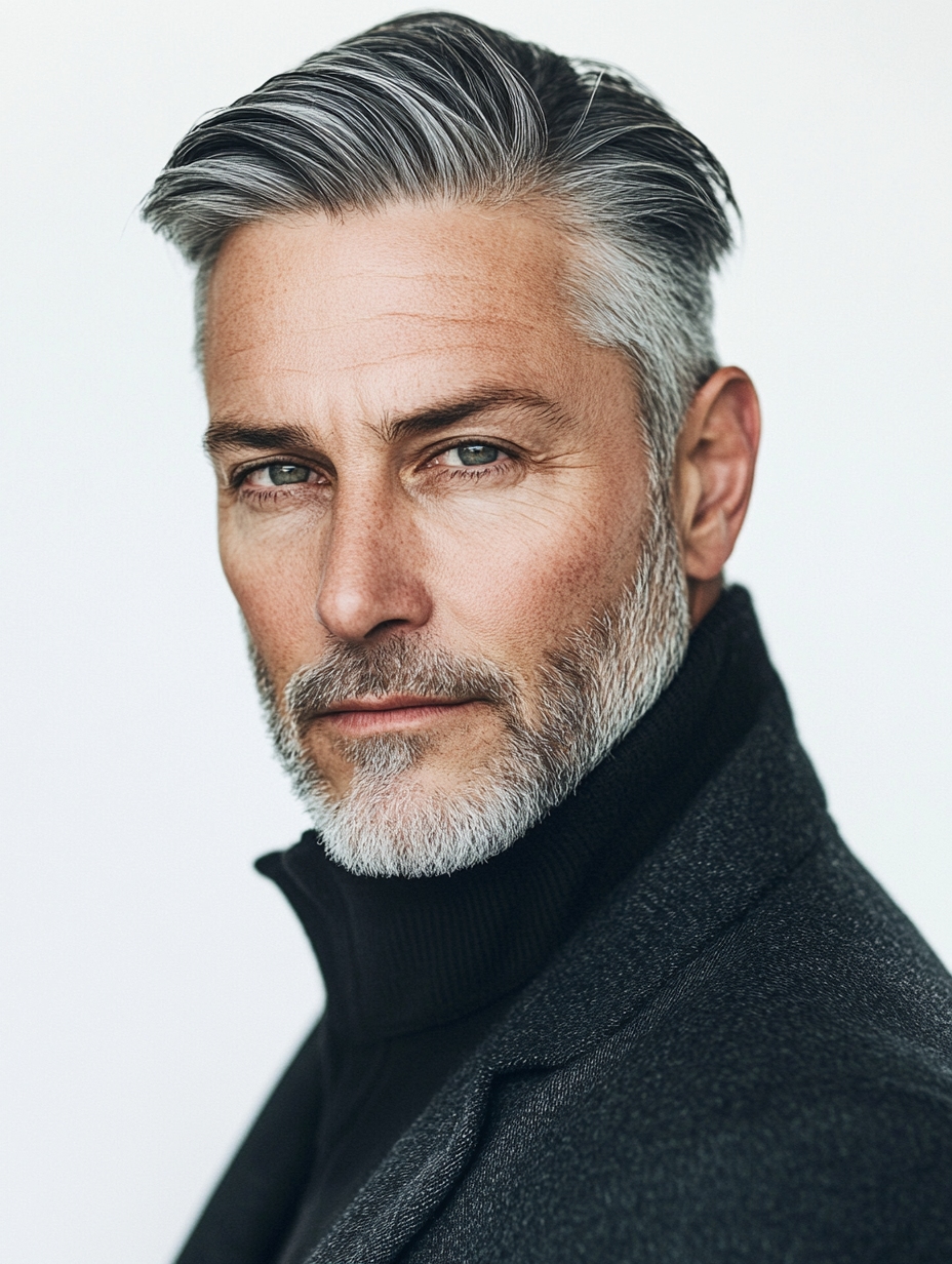 silver fox hairstyles for men