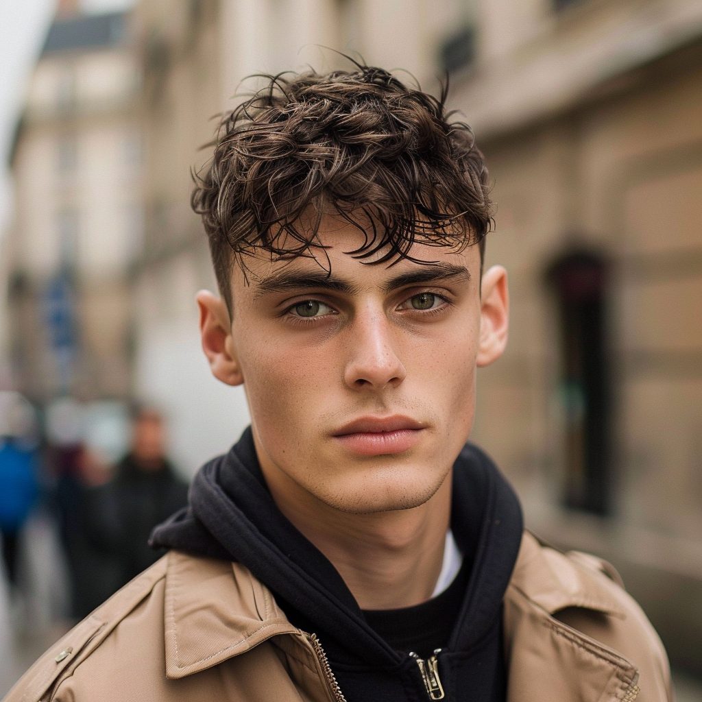 Parisian streets hairstyles for men