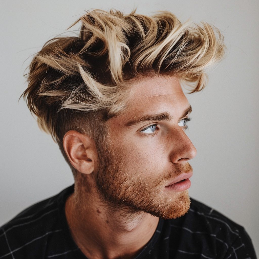 blonde highlights summer hair colors - male hairstyles