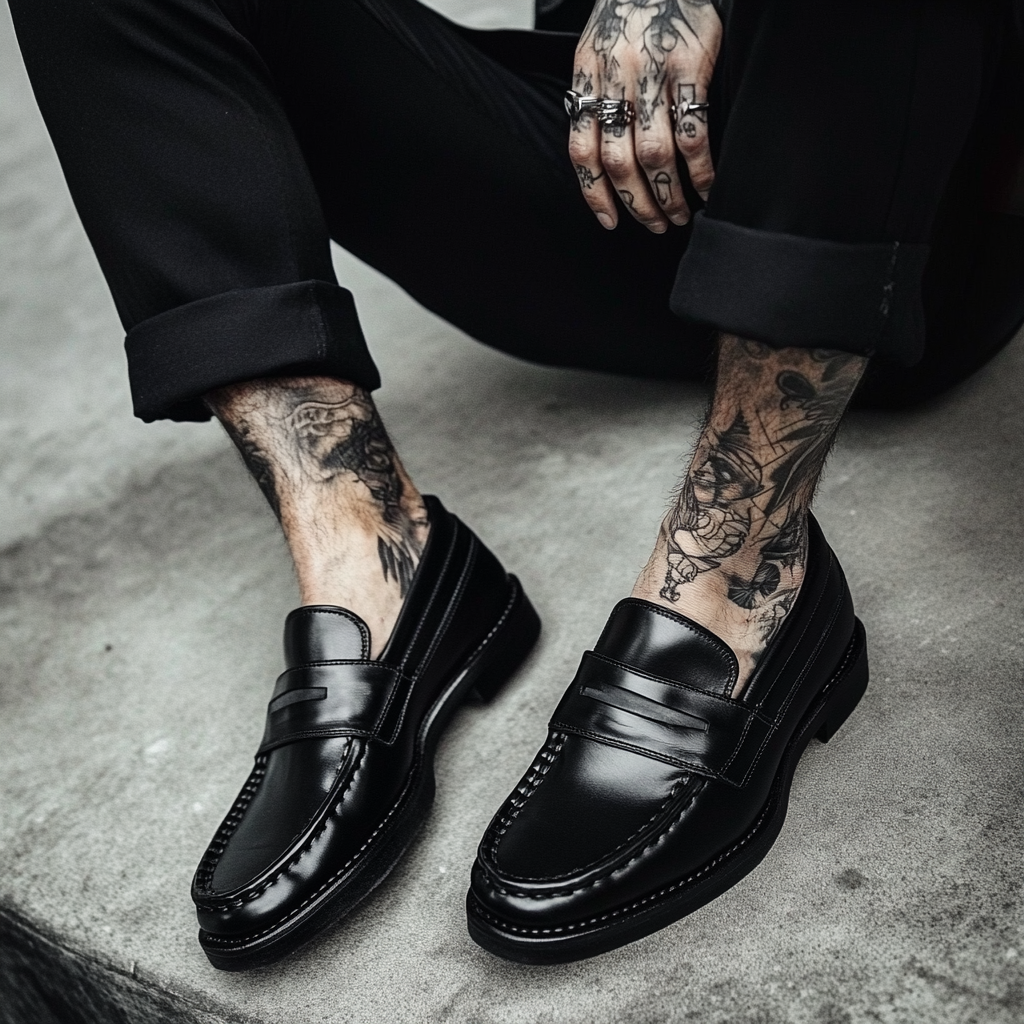 Mens black dress shoes cheap on sale