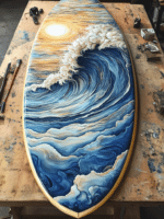 surfboard art