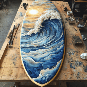 surfboard art