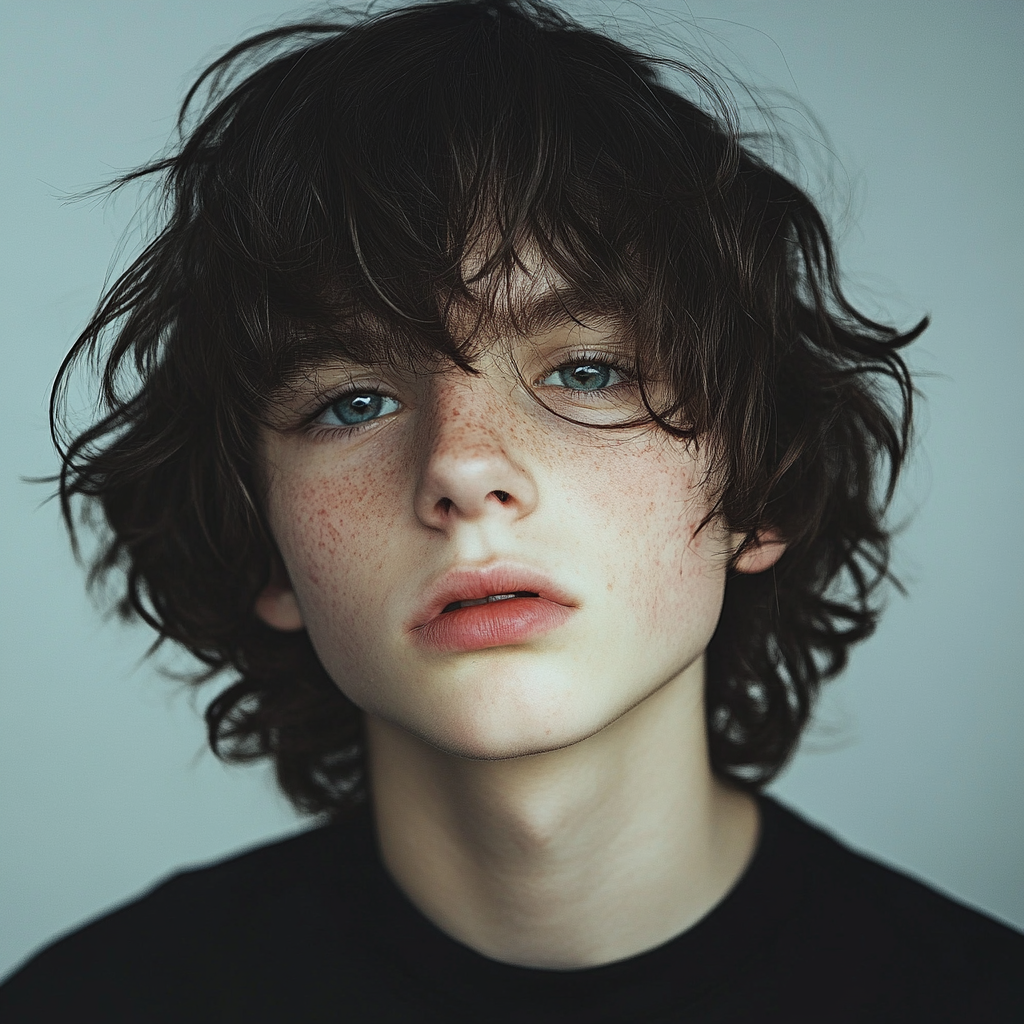 Boys Hairstyles - Messy Long Hair Styles 