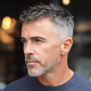 Trendy Short Gray Hairstyles: Stylish Cuts for Older Men Embracing