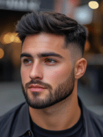 mid taper fade business casual