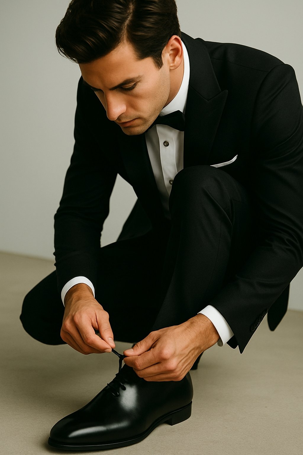 what shoes do you wear with a tuxedo