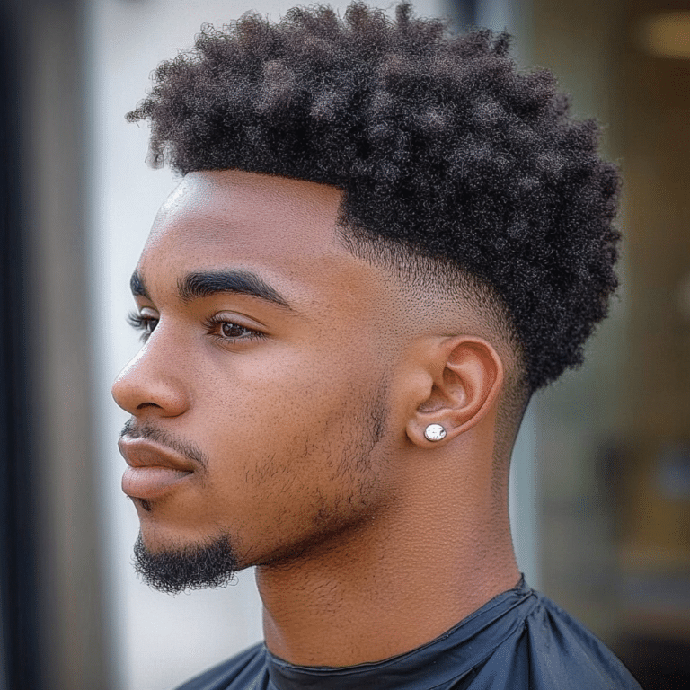 Blowout Taper with Textured Fringe and Other Blowout Styles for Men