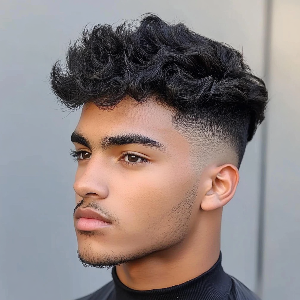 blowout taper haircut for guys